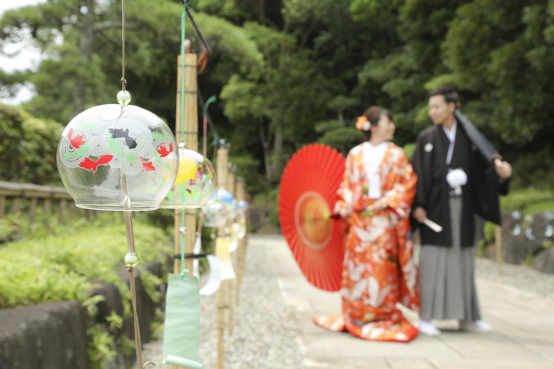 夏の和装前撮りのメリット デメリット オススメの暑さ対策 和装で挙げる結婚式 前撮り撮影の華雅苑